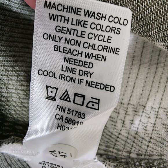 Maurices Womens Duster Cardigan Plaid Open Fringe Sleeveless Long Vest One Size - Picture 9 of 10